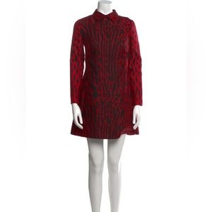 Valentino Animal Print Mini Dress